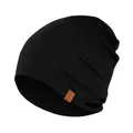 100% Merinowolle Beanie Mütze Damen – Laufmütze Herren, Thermo Wintermütze, W...