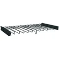 Hom`in Hosenhalter System Unit, Anthrazit, Metall, 87.9x8.7x46 cm, Schlafzimmer, Kleiderschränke, Schrankzubehör, sonstiges Schrankzubehör