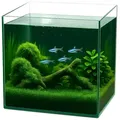 GarPet Aquarium Würfel Aquarium Becken 30 35 40 Glasaquarium Garnelen Nano Cube 35 cm x 35 cm x 35 cm