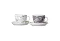 Ritzenhoff & Breker Cappuccinotasse Cornello Cappuccino Becher 4er Set, 4-tlg., Porzellan