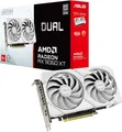 ASUS Radeon RX 9060 XT DUAL WHITE Edition 16GB, Grafikkarte weiß