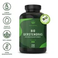 Bio Gerstengras - 240 Kapseln (500mg) - Deutscher Anbau - Vegan - TRUE NATURE®