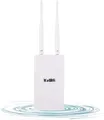 KuWFi LTE WLAN-Router, 150Mbps CAT4 4G LTE-Router mit SIM-Kartensteckplatz Arbeiten mit IP-Kamera oder WLAN-Abdeckung außerhalb mit 2 STK. Antenne Arbeiten mit Vodafone/E-Plus/O2/T-Mobile SIM-Karte