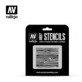 Vallejo Stencil ST-TX007 Wood Texture Vol. 2 1/35 Vallejo