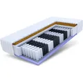 Matratze VOYAGER 140x200 cm Taschenfederkern Kokos Höhe ca. 24 cm H2 H3 Premium Jersey Bezug