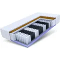 Taschenfederkernmatratze VOYAGER Matratze 90x200, 140x200, 160x200, 180x200 cm & weitere Größen, FDM, 24 cm hoch, (mit Kaltschaum und Kokos, Allergiker geeignet), Wendematratze mit zwei unterschiedlich festen Liegeseiten 140 cm x 200 cm x 24 cm