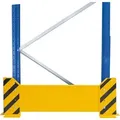 Rammschutzwand B1100xH400 mm schwarz/gelb Einfachregal - Artikel: 7830493481