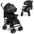Lionelo Irma buggy klein zusammenklappbar reisebuggy mit liegeposition Schwarz - Schwarz