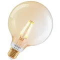 OSRAM E27 SMART+ MATTER Globe Lampe 6W wie 53W extra warmweiß Filament - dimmbar, steuerbar über App oder Sprache, kompatibel mit Matter