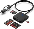 BENFEI Speicherkartenleser 4 in 1 USB USB-C auf SD Micro SD MS CF Adapter