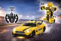 Mercedes-AMG GT3 1:14 Gelb 2,4GHz RC Auto transformable in Roboter Jamara Neu