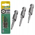 Torx Bitsatz mit Loch Tx7 Tx8 Tx9 3tlg 50mm Sicherheitsschrauben