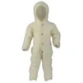 Engel Naturkleidung Overall (1-tlg) Baby Fleece Overall mit Kapuze aus Bio Merinoschurwolle beige 62/68