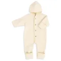 Engel - Baby Overall mit Kapuze - Overall Gr 62/68 weiß