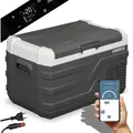AREBOS 26L Kompressor Kühlbox | bis -20°C | 12/24V & 230V mit APP - Grau