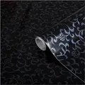 d-c-fix Möbel-Klebefolie Sonja Black, 45 cm x 1,5 m - abwaschbare und selbstklebende Deko-Folie für Küche, Schrank, Tisch & Fensterbank - modern & nachhaltig