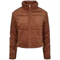 URBAN CLASSICS Winterjacke Urban Classics Damen Ladies Corduroy Puffer Jacket (1-St) braun S (36)