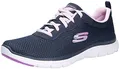 Skechers Damen Flex Appeal 4.0 Brilliant View Sneaker, Navy, 39 EU
