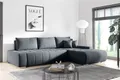 MEBLITO Ecksofa Eckcouch Bonari L Form Sofa mit Schlaffunktion Bettkästen Couch Sofagarnitur Rechts Aston 18