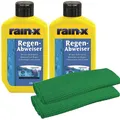 Rain-X Regenabweiser 2x 200ml Scheibenversiegelung + 2x Sonax Mikrofasertuch