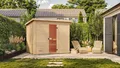 weka Saunahaus Kaapi 4, BxTxH: 258 x 226 x 214 cm, 40 mm, Blockbohlen aus Fichtenholz