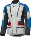 Held Hakuna Matata 3 wasserdichte Motorrad Textiljacke, hellgrau/blau/rot, S