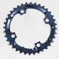 Shimano Deore FC-M590 Kettenblatt 36 Zähne Mitte BCD 104 mm an 3x9 schwarz Stahl
