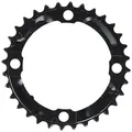 Shimano FCM590-L/M591-L Haken Gezahnt Kette Ring 36T (Schwarz [g5w]