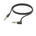 HAMA 3.5 mm Klinke, 1 m Aux-Kabel Schwarz