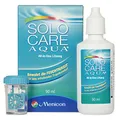 Demel Augenoptik Solocare Aqua Reise-Set – Kontaktlinsenflüssigkeit für Weiche Kontaktlinsen, 90ml