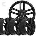 Alufelgen Satz für Renault Fluence in 17 Zoll TR black Räder Felgen mit ABE