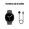 Samsung Galaxy Watch8 Smartwatch 44mm Bluetooth-Graphit 50m Wasserfest
