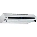 NEG Unterbau Dunstabzugshaube NEG15-TDL+ 60cm, Sensor-Touch, Doppelmotor, 323 m3/h, Abluft & Umluft Farbe: Edelstahl - Silber