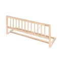 PINOLINO Bettschutzgitter Classic, Bettgitter Massiv Holz, Rausfallschutz für Kinder- & Elternbett, Natur Buche, Keine Montage, reisefreundlich, mit Verbindungsgurt, 90 x 36 x 32 cm, unbehandelt