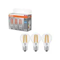 Osram LED Lampe Base Classic Kolbenform E27 klar 6500K, Filament LED, Ersatz für Glühlampe, IP20, quecksilberfrei, stoßfest, 15000 h, Haushalt & Außen