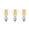 3er Pack OSRAM E27 LED Base Classic A 100 Filament Glühlampe 11W wie 100W kaltwe