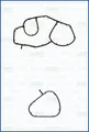 Dichtungssatz für Ölkühler 77011700 AJUSA für CITROËN PEUGEOT TOYOTA OPEL