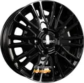 4 Alufelgen DEZENT KE BLACK - Schwarz 6,5x16 ET60 5x120 16 Zoll