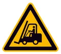 SafetyMarking Warnschild Alu geprägt Flurförderzeuge SL400mm - 11.A8237
