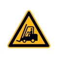 SafetyMarking Warnschild Aluminium SL 400 mm Warnung vor Flurförderzeugen