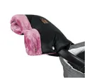 BabyLux Handmuffe BABYLUX Handmuff für Kinderwagen Handwärmer mit Kunstfell Handschuhe, MD1 Rosa