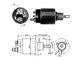 MEAT & DORIA Magnetschalter, Starter 46068 für Iveco NISSAN