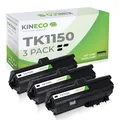 Kineco 3er Pack Toner kompatibel mit Kyocera TK-1150 für Kyocera Ecosys P2235dn P2235dw M2135 M2635 M2735dw - 3X 3.000 Seiten