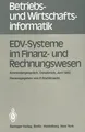 EDV-Systeme im Finanz- und Rechnungswesen P. Stahlknecht
