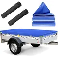 Reißfeste Flachplane 207.5x114cm –  Abdeckung für 750kg Anhänger