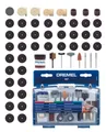 Dremel 687 Mehrzweck-Set (Zubehörsatz für Multifunktionswerkzeug mit 14 Zubehörteilen für eine Vielzahl von Anwendungen wie Schleifen und Polieren von Holz, Silber, Edelstahl, Metall, Marmor, Glas)