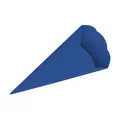 itenga 3D Color Bastel Zuckertüte stabil Wellpappe Dunkel Blau Schultüte Rohling