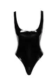 Body sexy vinyle F245 - Medium - Noir