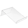 DIN A4 Buchstütze Flach aus Acrylglas - Zeigis® / Buchständer/Warenstütze/Warenträger/Warenpräsentation/Produktpräsentation
