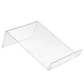 DIN A4 Buchstütze Flach aus Acrylglas - Zeigis® / Buchständer / Warenstütze